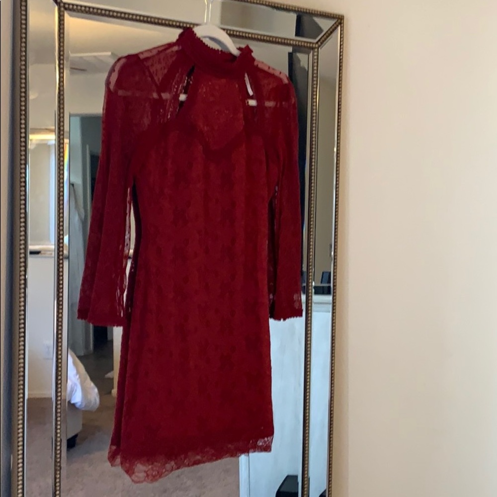 Sexy red dress